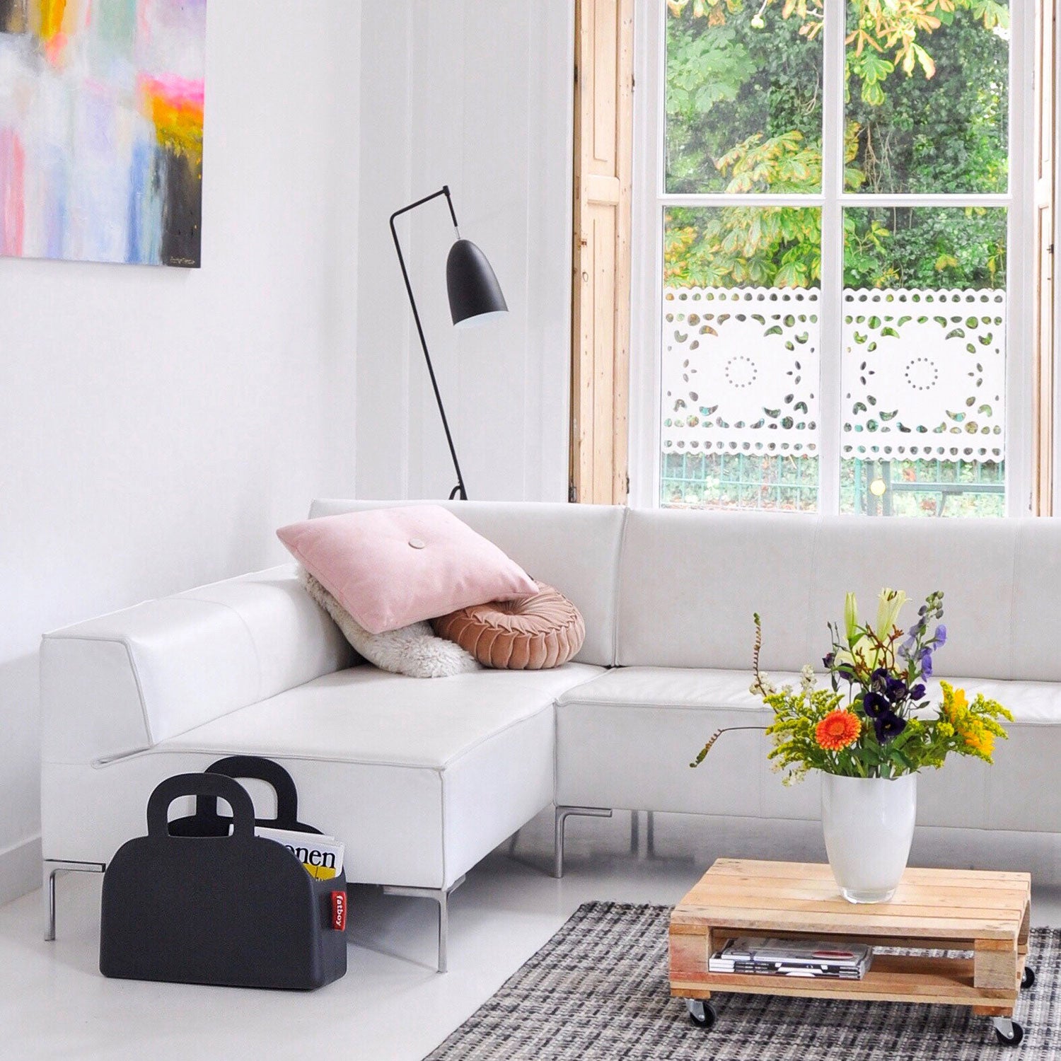 Sjopper-kees shopping bag anthracite