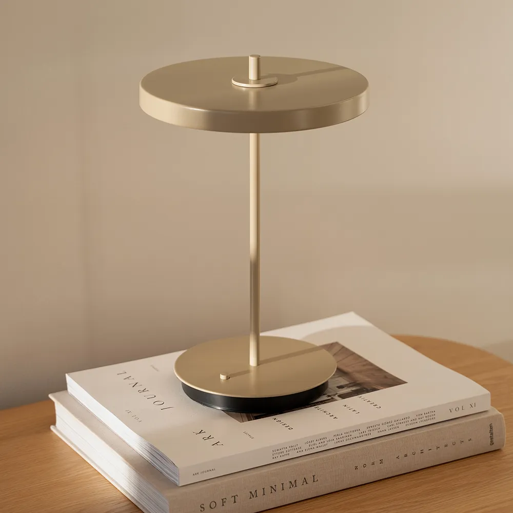 Asteria Move Monochrome Portable Lamp Clay