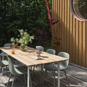 Fiber Outdoor Dining chair Anthracite Black 