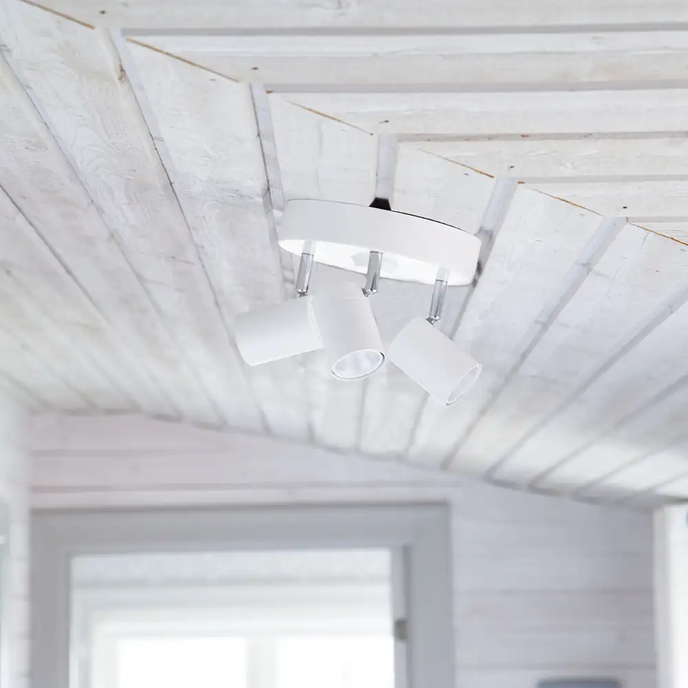 Correct ceiling spotlight 3-low White