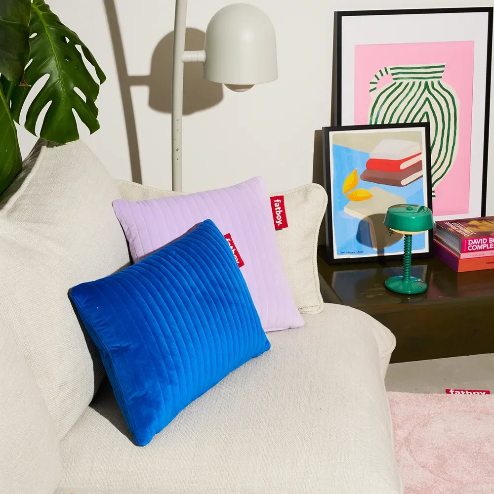 Hotspot lungo line velvet Heating pad flash blue