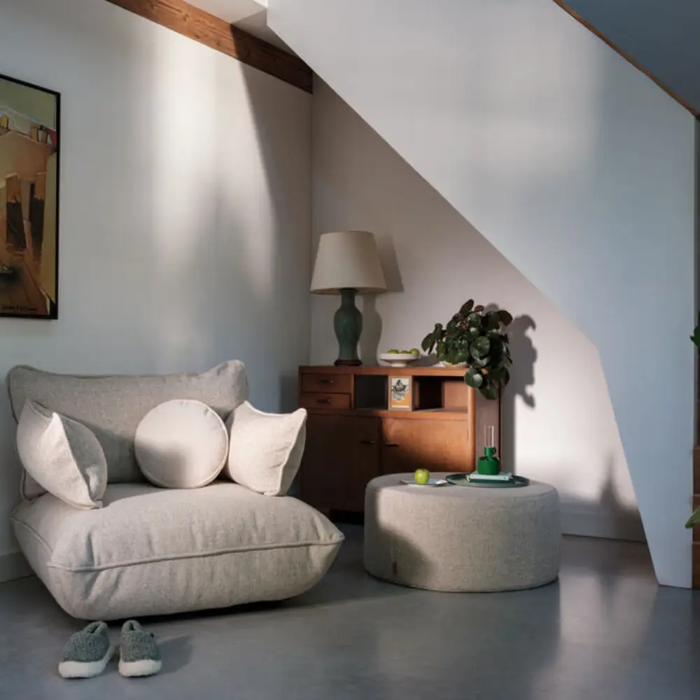 sumo armrest boucle recycled beige