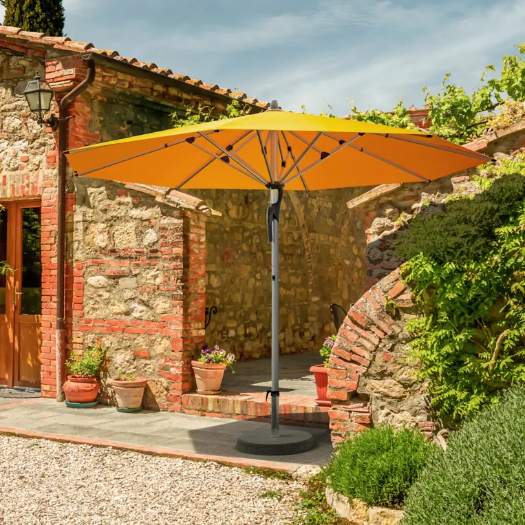 Fortero 350 cm parasol alu Cat.2 158 Off white