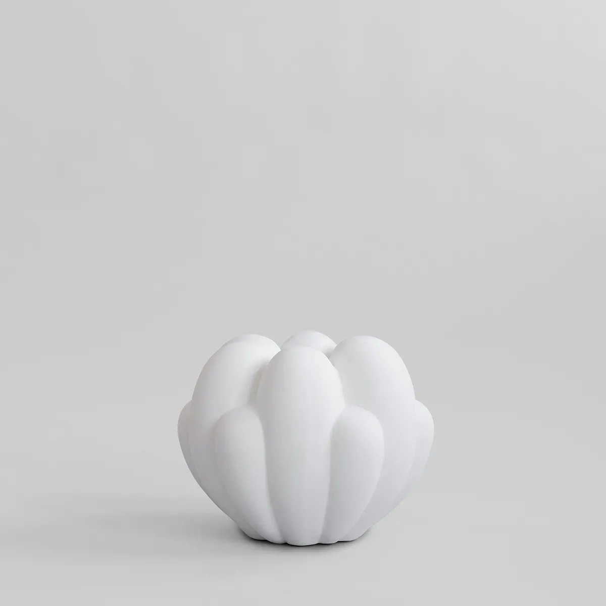 Handmade Vase Bloom Mini Bone White H27 cm