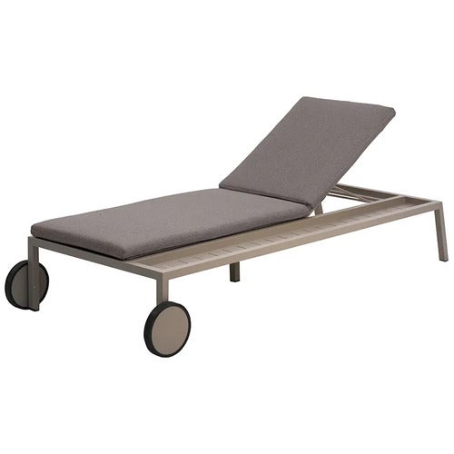 Samvaro sun lounger khaki / Soft Dawn