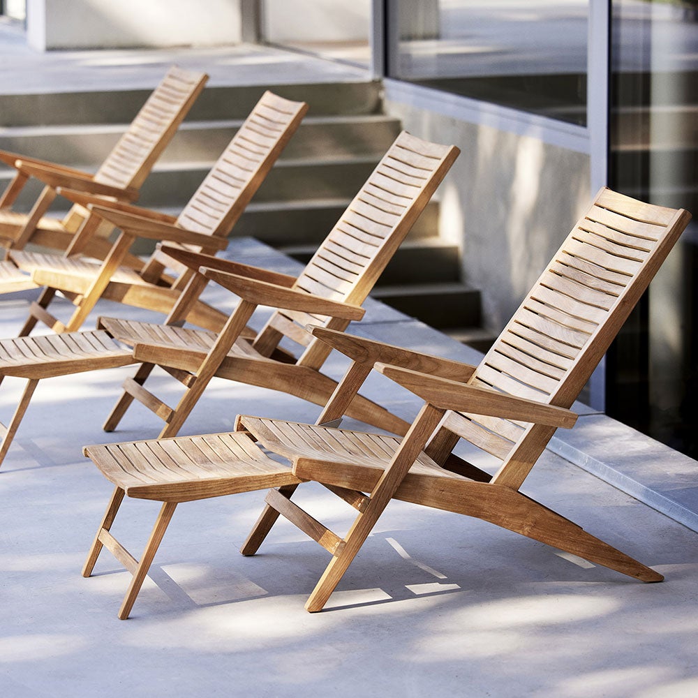 Flip Deck Chair Teak