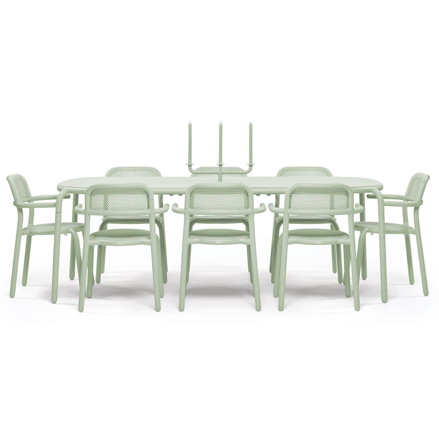 Toní dining table mist green