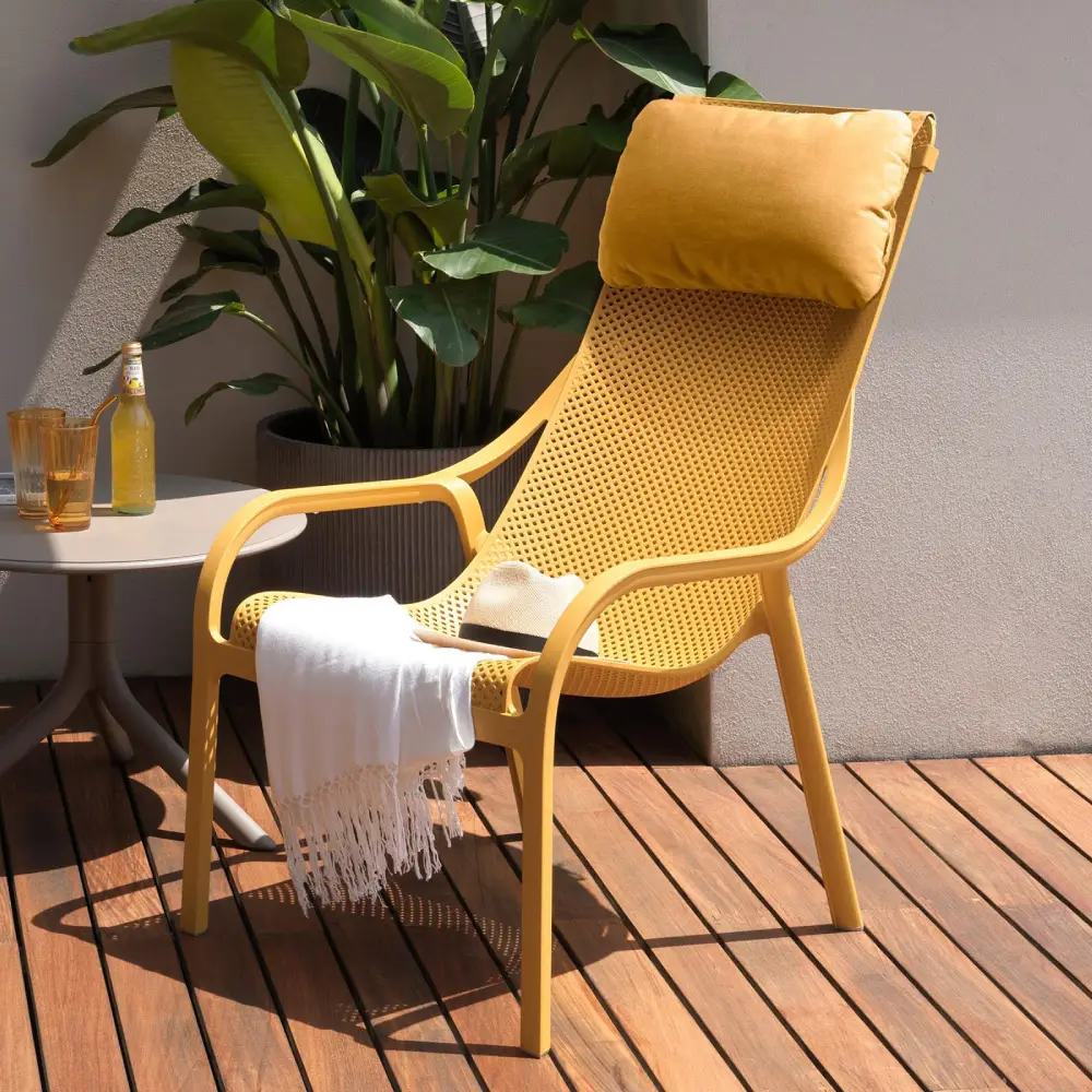  Cushion for mesh lounge chair mustard