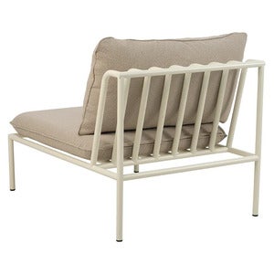 Collier Centre section  Pearl white / Teddy beige