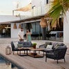 Ocean lounge chair dark grey Soft Rope