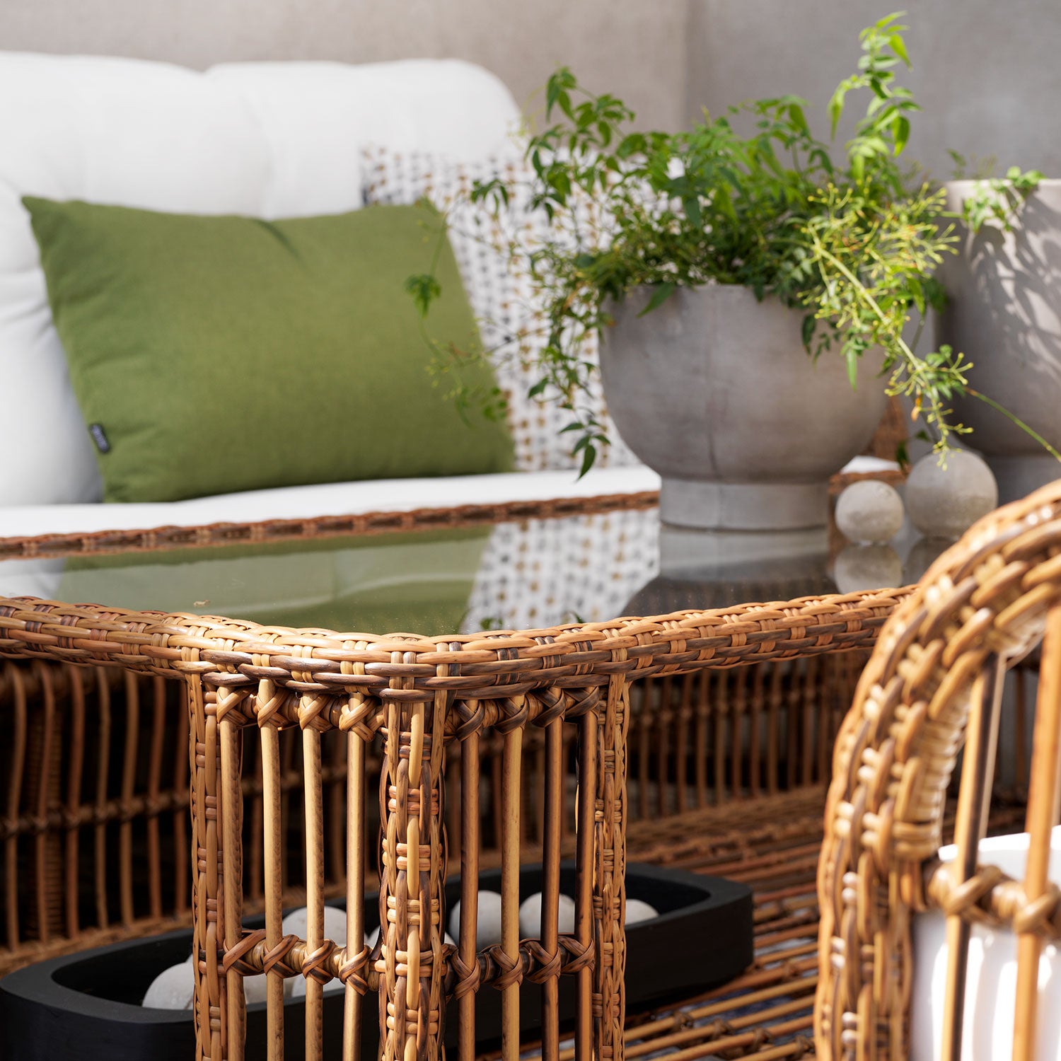 Anemon coffee table 65x140 natural/white