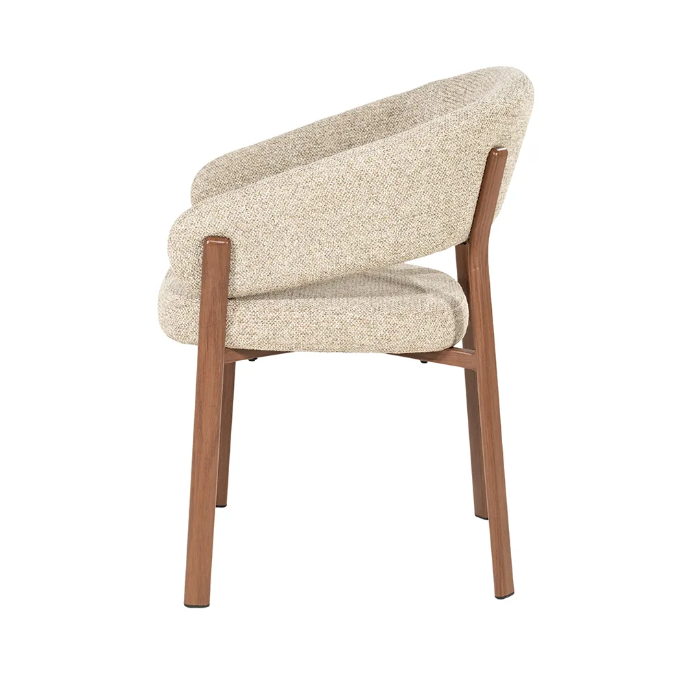 Dining Chair Sedia Brown with armrest