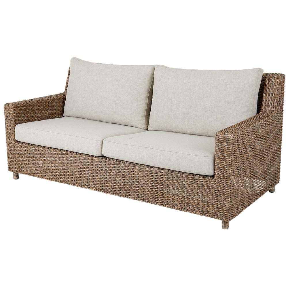 Sandkorn sofa natural rattan