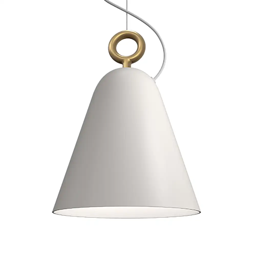 Bella pendant antique white E27