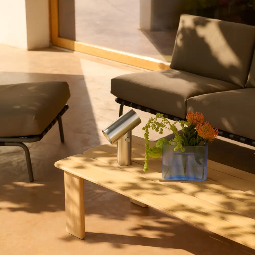 Coffee Table Teak 135x55 Assemble