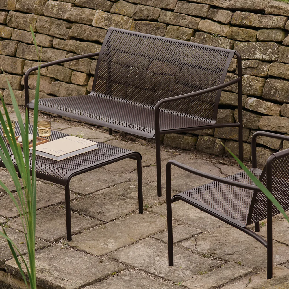 Dapple Coffee Table 114x57 cm Dark Chocolate