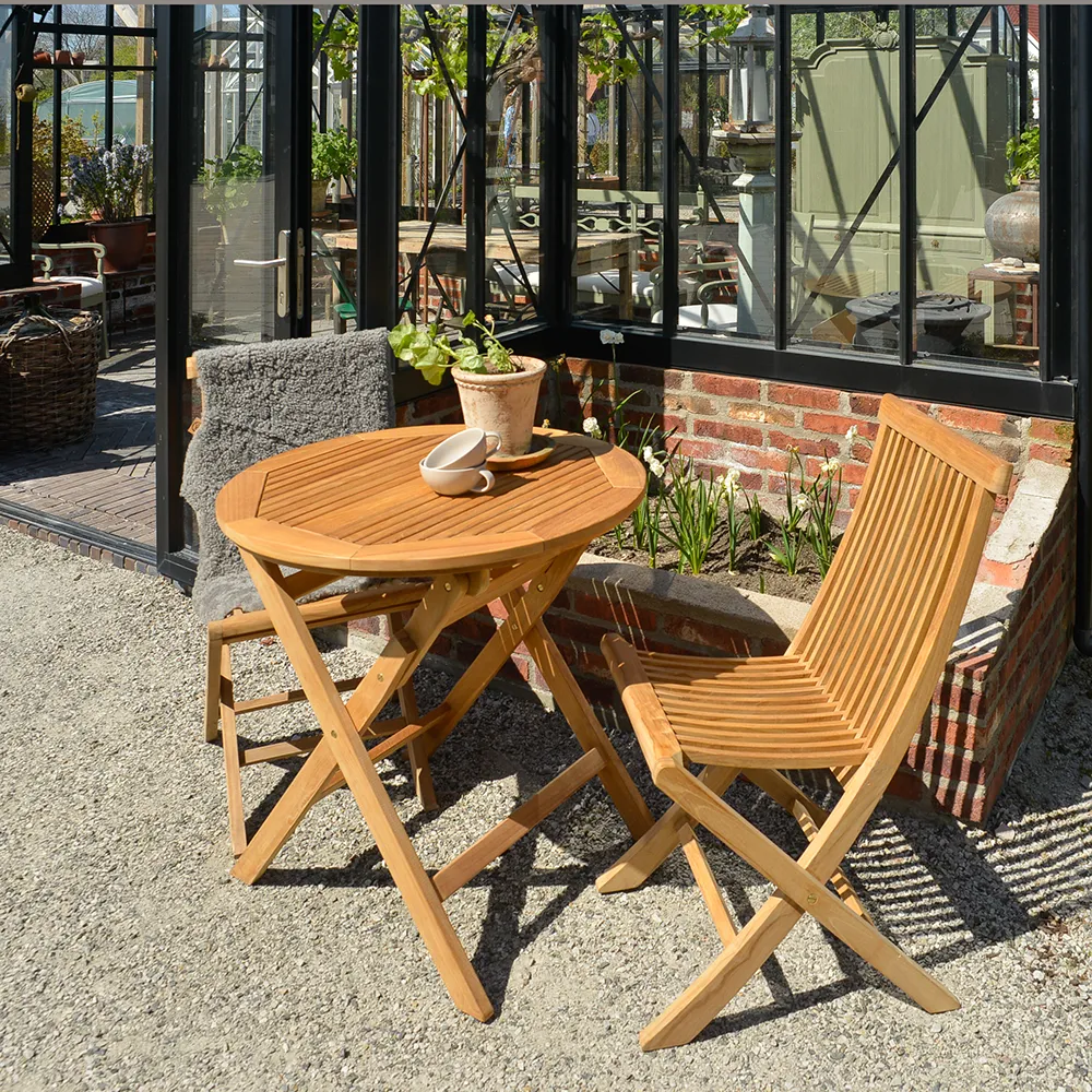 Turin dining chair natural teak