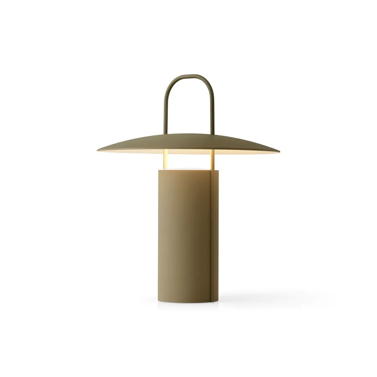 Ray Portable Lamp Aluminium Dusty Green