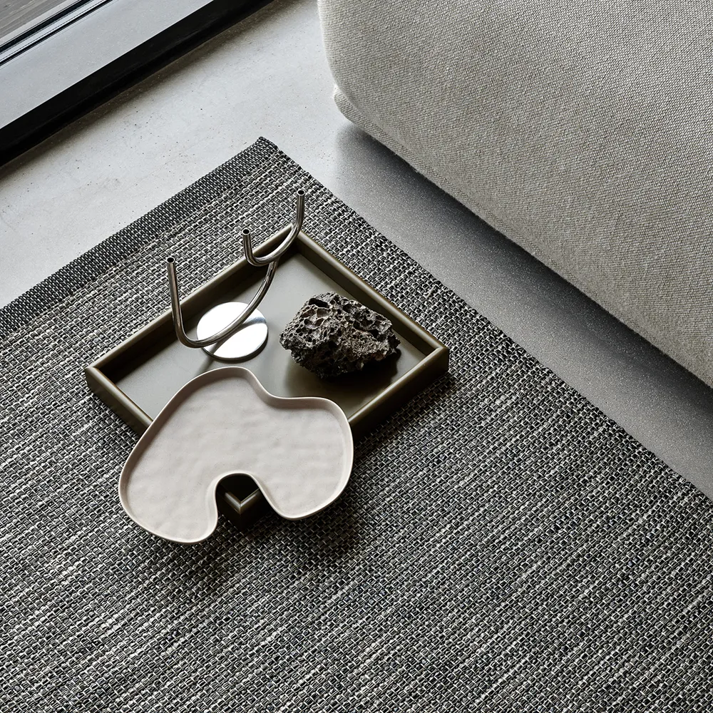 Sam carpet 70 x 150 cm Black/Walnut