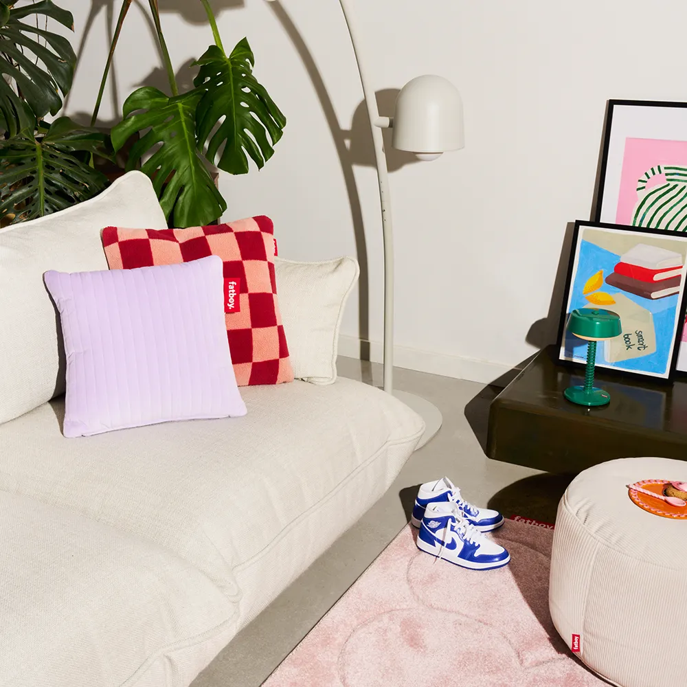 Hotspot quadro line Heating pad velvet lilac