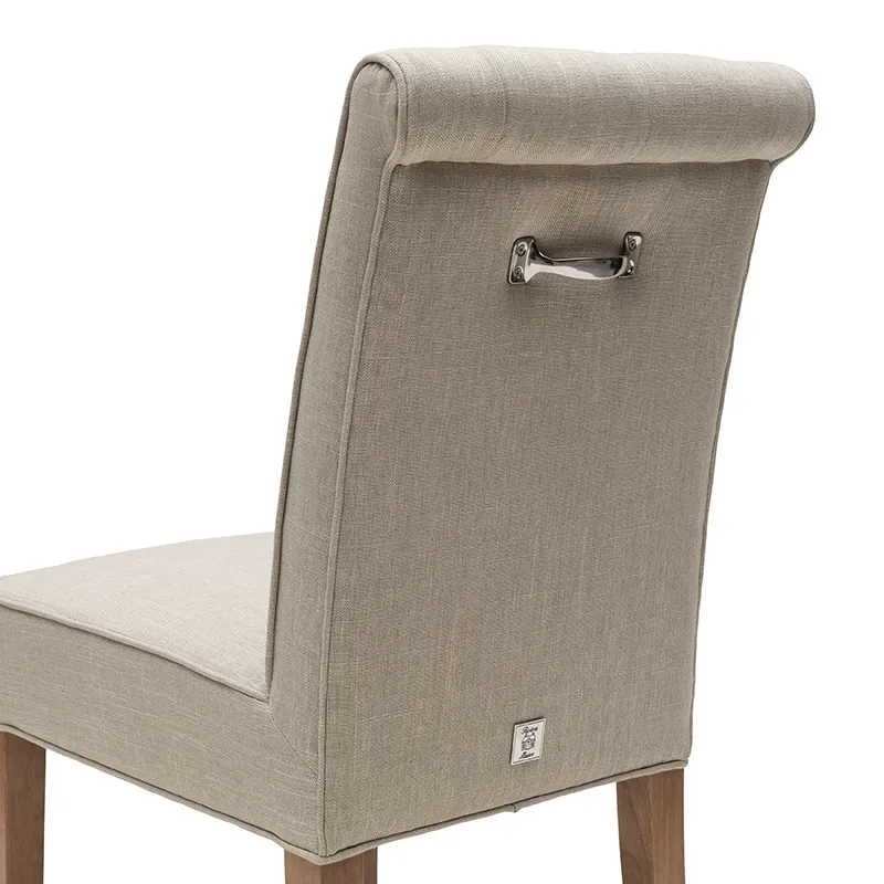 Hampton Classic dining chair linen flax
