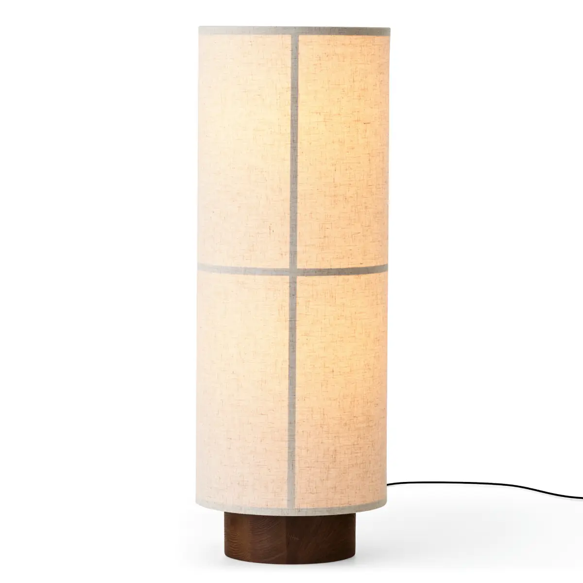 Hashira Floor Lamp Linen Raw H83 cm