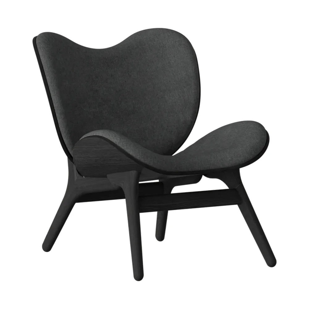 A Conversation Piece Lounge Chair Black Oak/Shadow