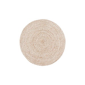  JUNI mat natural/white Ø90 cm