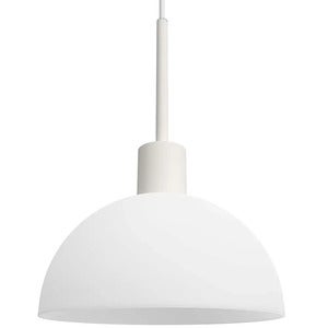 Vienda pendant white/glass E14