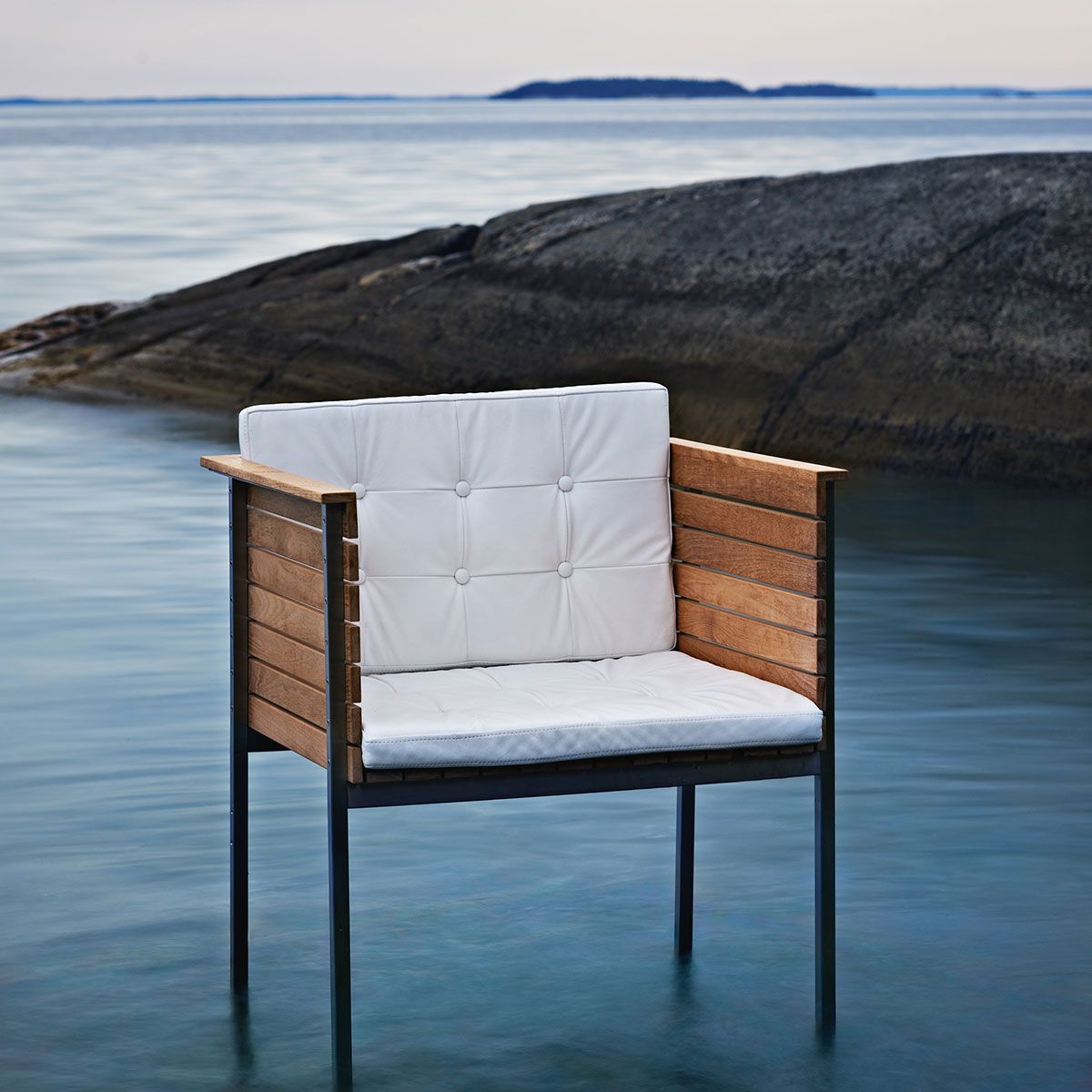 Häringe dining chair Teak/Black