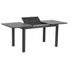 Lomma small dining table 80x132-192 cm black 