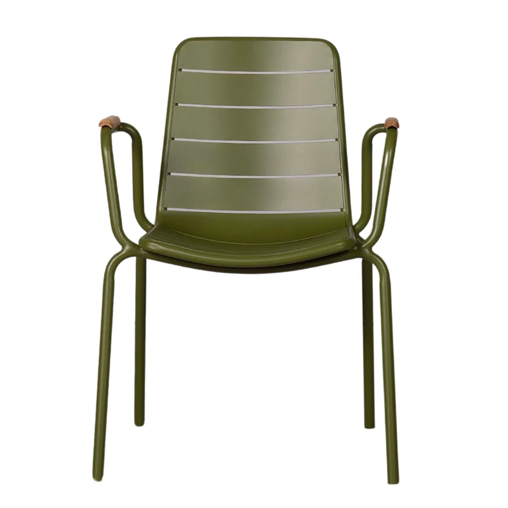 Parc armchair olive green
