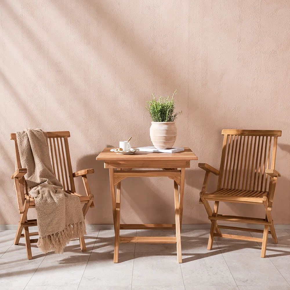 Ghana Coffee Table 70x70 cm Teak
