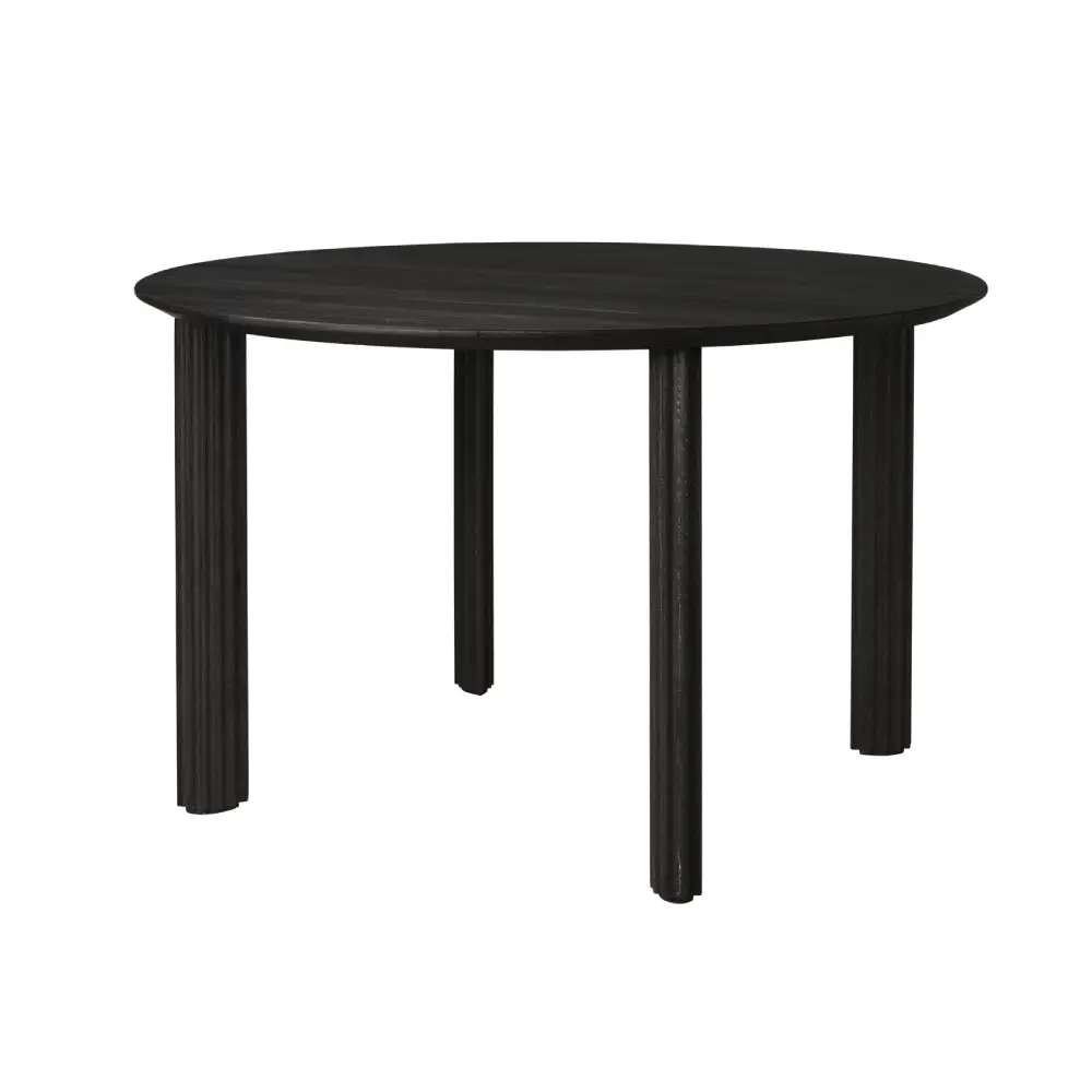 Comfort Circle Dining table Ø120 cm Black Oak