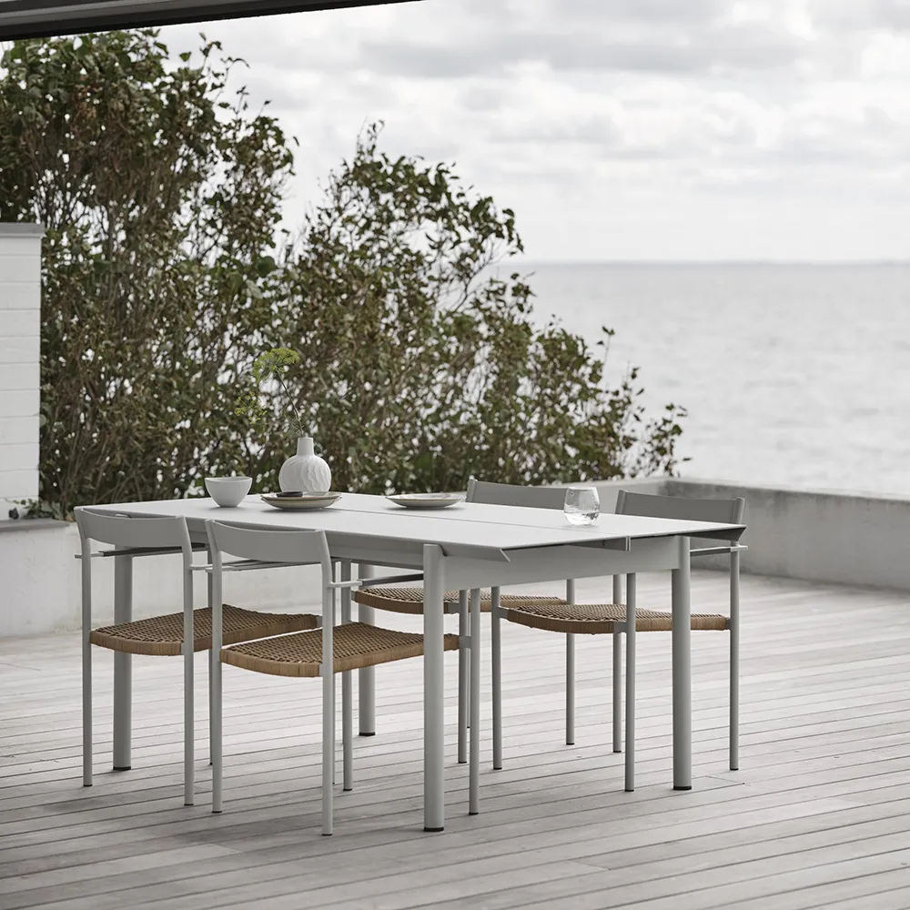 B45 Dining table 92x180 cm Light grey
