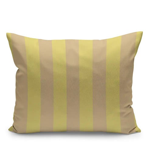 Barrier Ornamental Cushion 50x40 cm Lemon/Sand Stripe