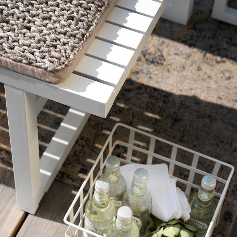 Vevi bench 41x105 cm white