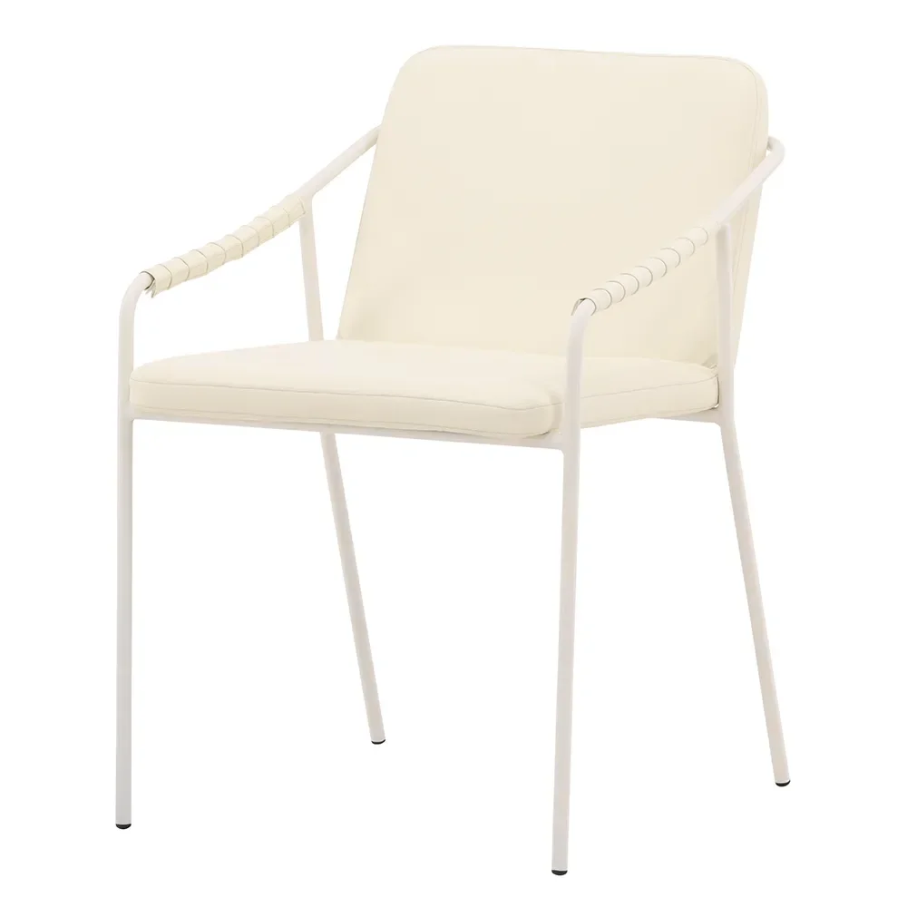 Tvist Dining Chair Beige PU 2-pack