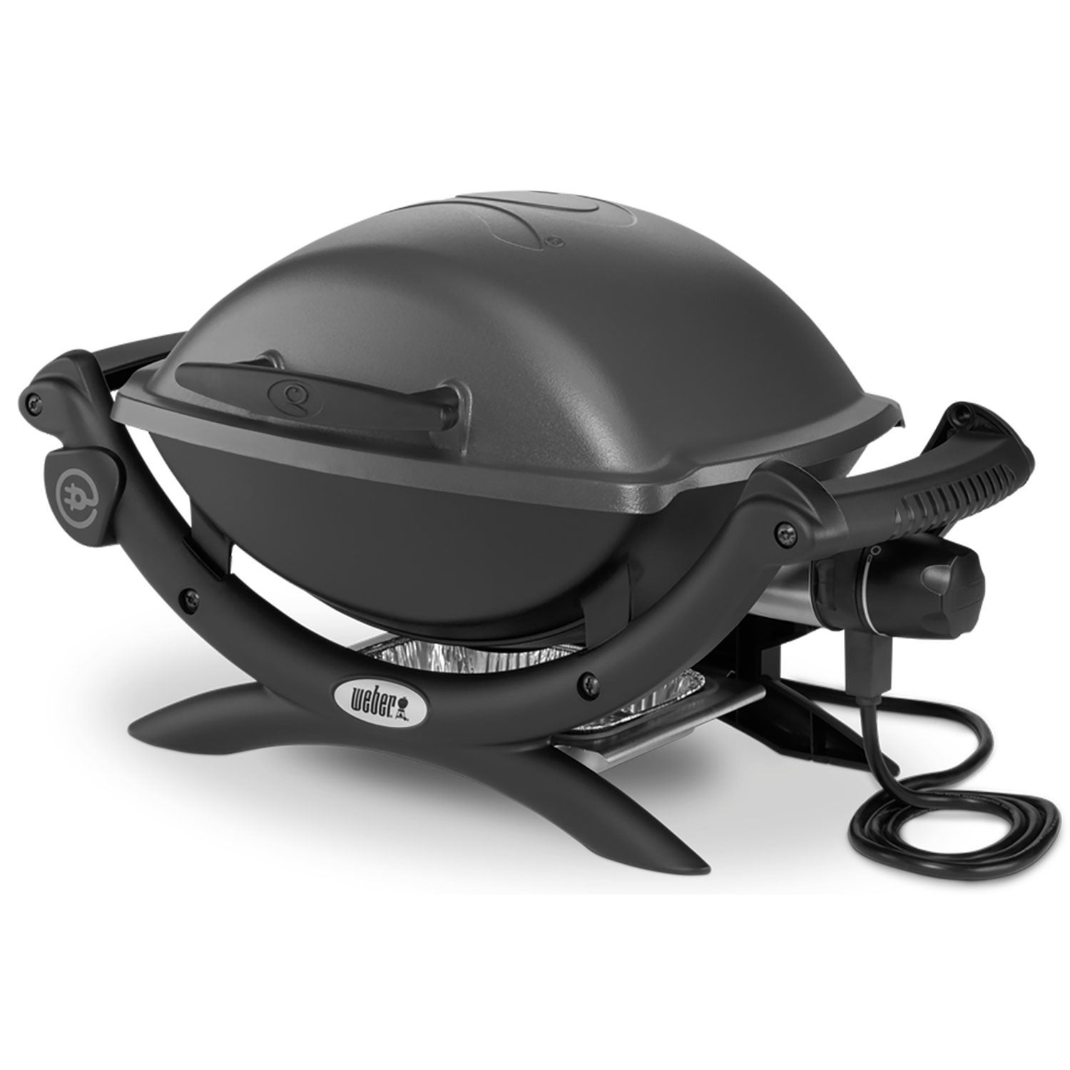 Q1400 electric grill dark grey