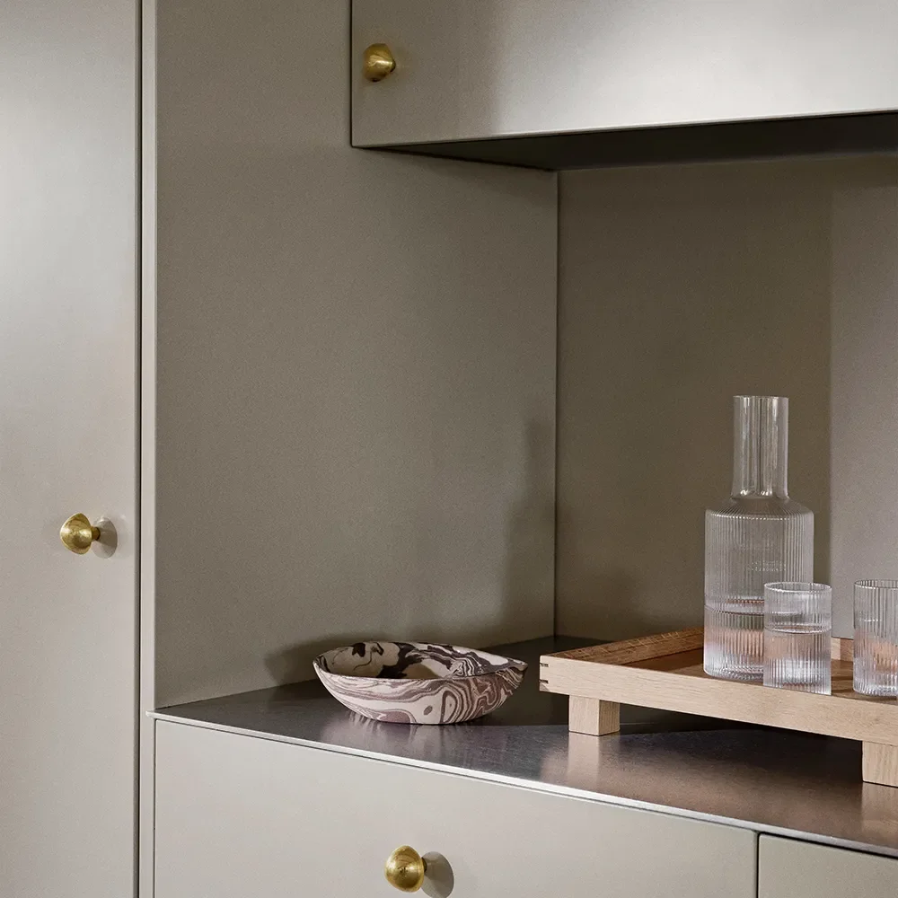 Mushroom Hook - Brass