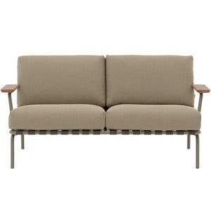 Settle 2-seater sofa Ribbed Weave 5/Taupe 