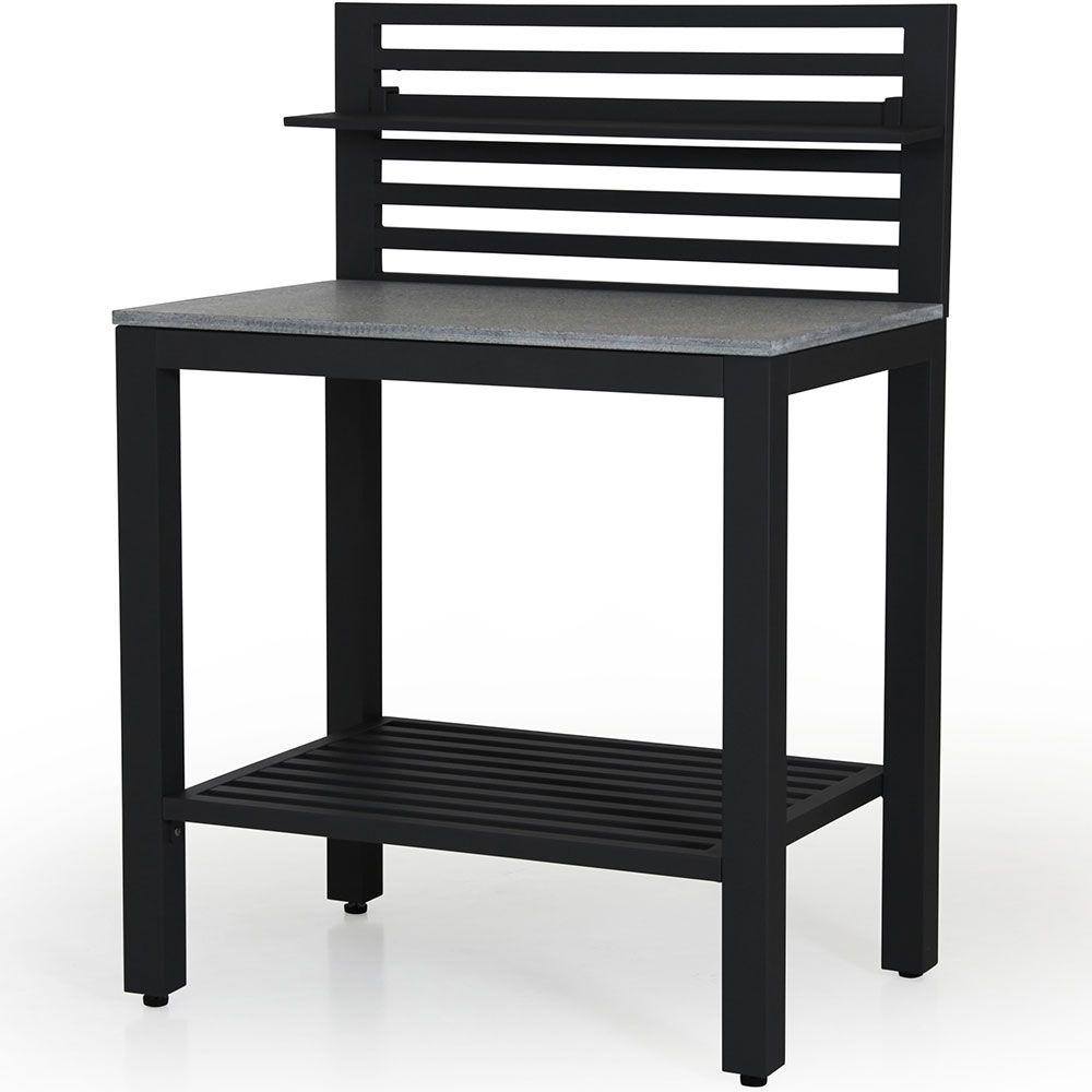 Bellac outdoor kitchen relief table black