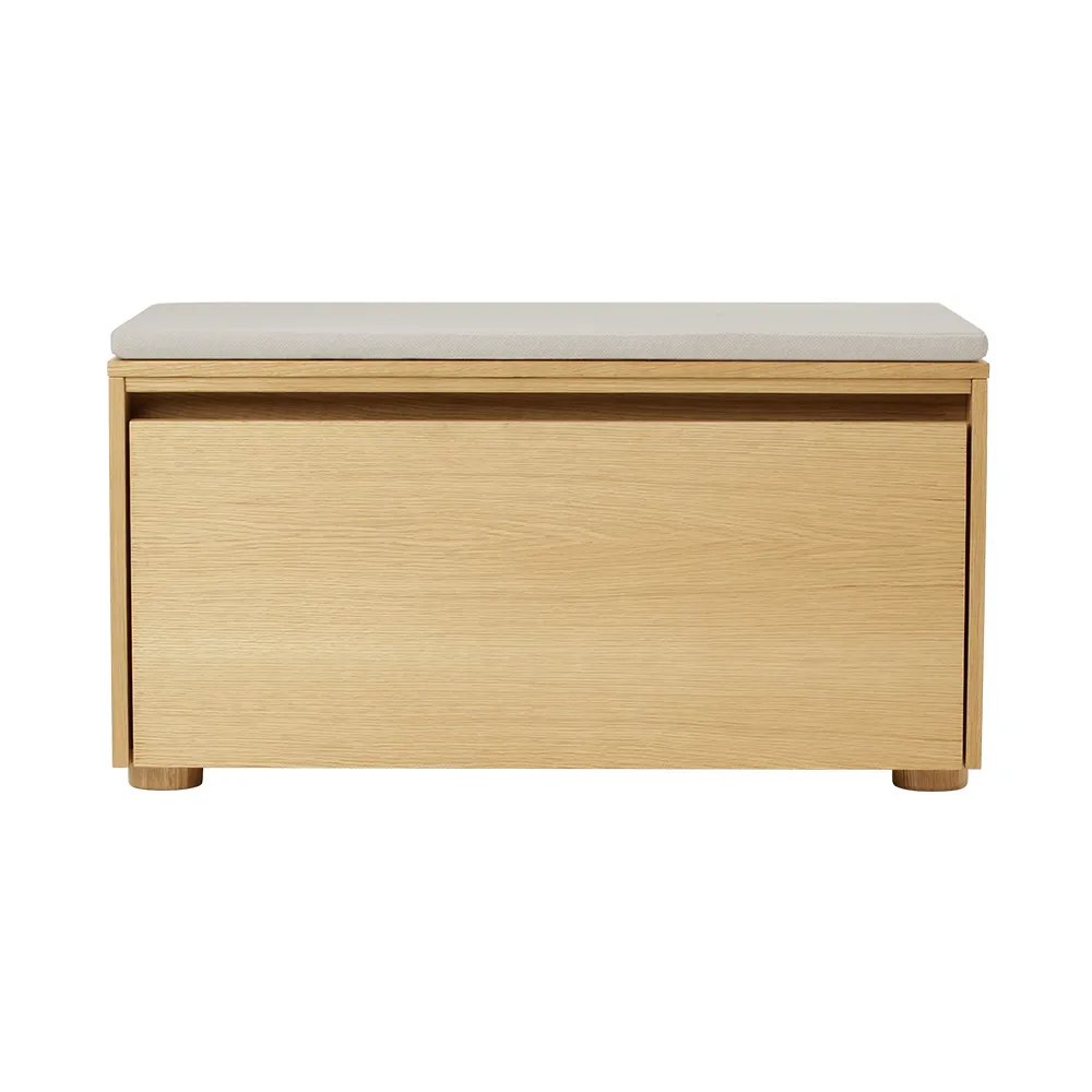 Storage Bench Hideaway Oak – White Sands
