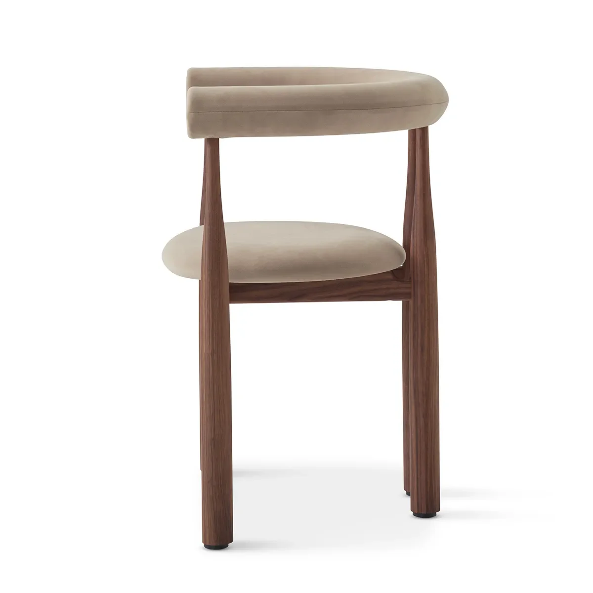 Upholstered Dining Chair Bukowski Walnut Megan