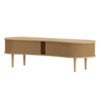 Audacious TV stand Oak/Sugar Brown