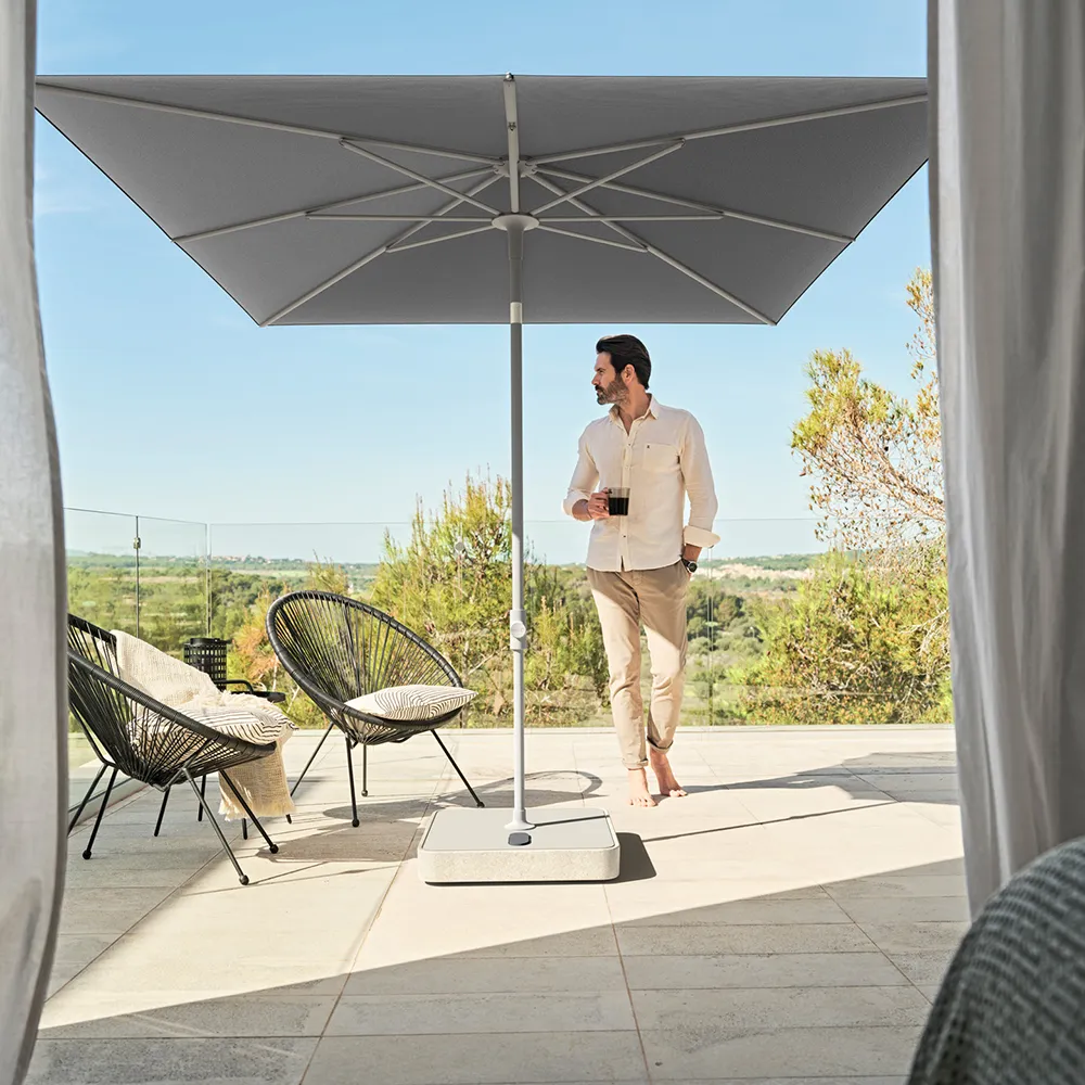 Smart parasol 250x200 cm anthracite Cat.4 408 Black