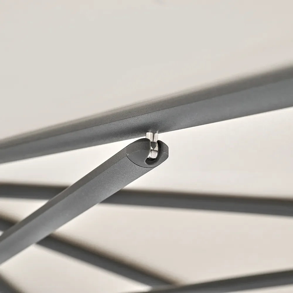 Smart parasol 240x240 cm anthracite Cat.5 550 Cement