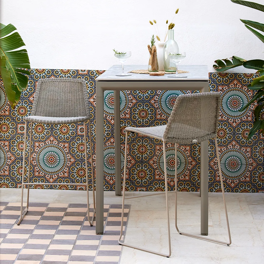 Breeze Barstool Taupe