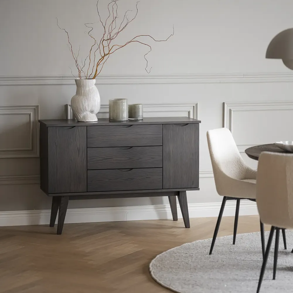 Filippa sideboard 122x40 cm dark brown oak