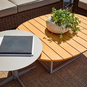 Olive coffee table 80x110 cm khaki / Bamboo